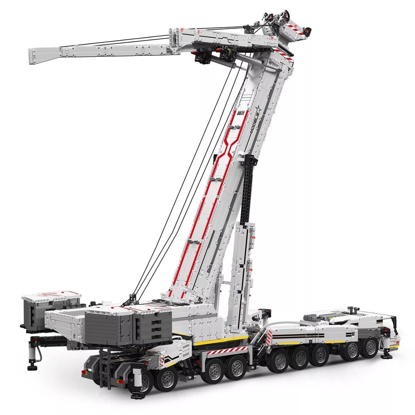 Mould King 17007 Liebherr LTM 11200 RC Technik Kranwagen Klemmbausteine